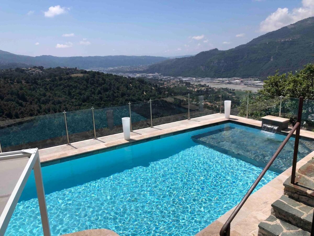 Nuit Insolite Avec Jacuzzi Privatif Et Piscine La Roquette-sur-Var Bagian luar foto